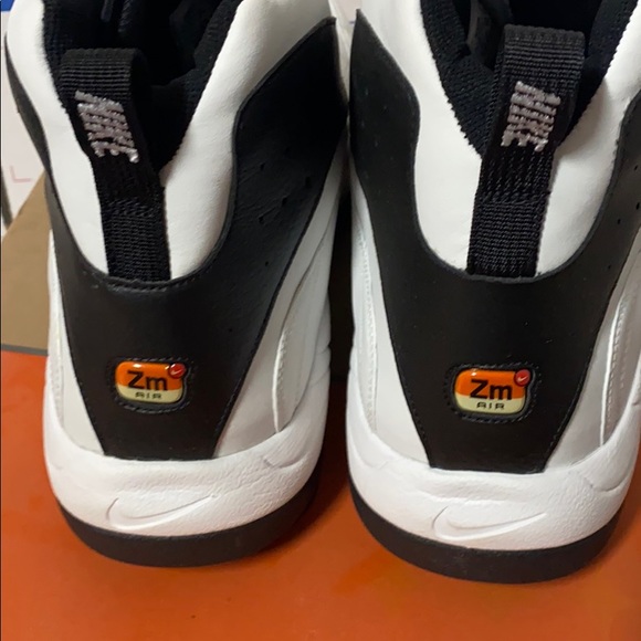 New mens 15 Nike football cleats air pro shark stove 00 white black 314106 101 main image 5